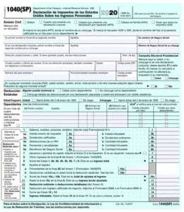 Formulario 1040 LLC America