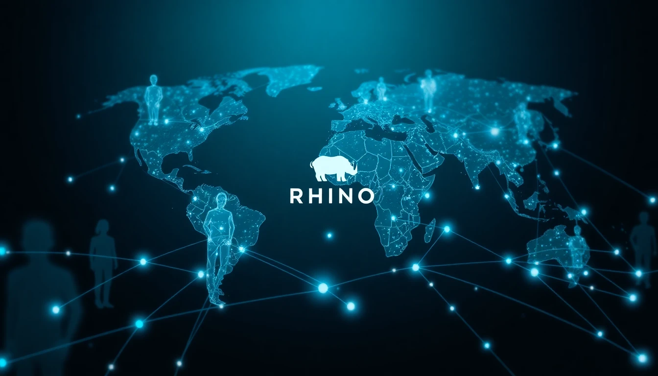 Red global de profesionales conectados, representando la comunidad de Rhino Business Structures